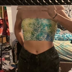 multi color tube top
